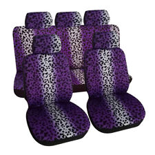 Universal Stretch Car Seat Cover Leopard Auto Front Rear Seat Protector Cover
