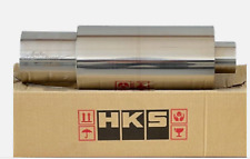 Hks Hi-power Universal Single Exhaust Muffler Inlet 2.5 Outlet 4.0