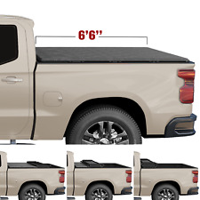 Tonneau Cover 6.5ft 4-fold Truck Bed For 2007-13 Chevy Silverado Gmc Sierra 1500