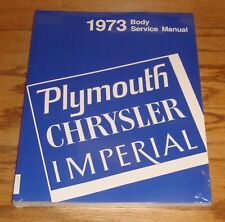 1973 Plymouth Chrysler Imperial Body Service Shop Manual 73