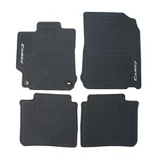 Genuine Oem Front Rear All Weather Black Floor Mat Set For Toyota Camry 12-14