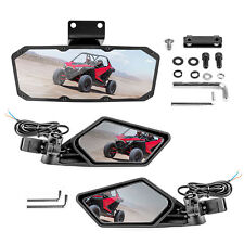 For 2024 Polaris Rzr Pro Xp4 Utv Led Side Racing Mirrorshd Center View Mirror