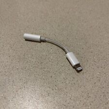 Used Genuine Oem Apple Lightning To Headphone Aux Jack Adapter A1749 For Iphone