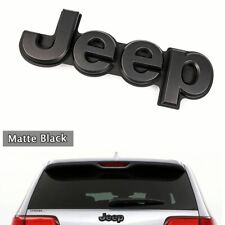 14-18 Jeep Grand Cherokee Black Jeep Emblem Nameplate Badge Tailgate New Mopar