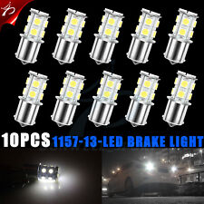 10pcs 12v 6500k White 1157 Bay15d 13smd Led Car Truck Tail Brake Stop Light Bulb