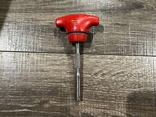 Snap-on Ratcheting T-handle Screwdriver Red Handle Ssdmrt4