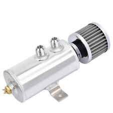 Aluminum 10an Oil Catch Can Reservoir Tank With Breather Filter Baffled Kit