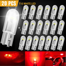 20pcs Red Led Interior Map Dome License Plate Light Bulbs T10 194 168 W5w 2825