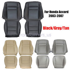 For 2003 2004 2005 2006 2007 Honda Accord Front Replacement Leather Seat Cover