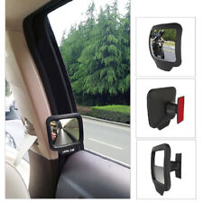 2pcs Adjustable Blind Spot Mirror Stick Wide Angle Car Truck Side View Convex