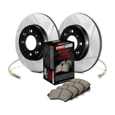 Stoptech Rear Brake Rotorbrake Padsbrake Lines Black E-coated Sold As Kit