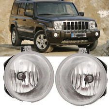 Pair Fog Lights 2006-2010 Jeep Commander Driving Front Bumper Lamps Left Right