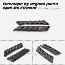 Universal Gt Type Carbon Fiber Front Fender Vents Air Ducts Bodykits 2pcs