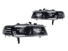 Depo Jdm Black Projector Headlight Wcorner Light Pair For 92-96 Honda Prelude