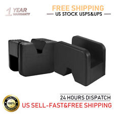 2x Universal Jack Pad Adapter Rubber For Jack Pad Slotted Frame Stand 2-3 Ton Us