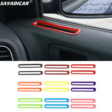 Interior Side Door Air Vent Outlet Decor Ring Cover Trim For Dodge Charger 2011