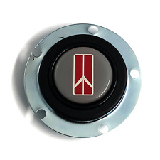 Horn Button Oldsmobile Logo Plastic Black Gray Red Grant Signature Series Wheel