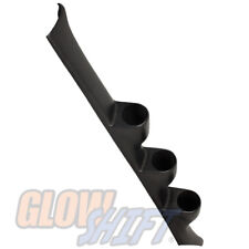 Glowshift Black Triple Gauge 52mm Pillar Pod For 1992-1995 Honda Civic