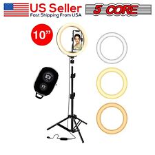 Selfie Led Ring Light 10 With Tripod Stand For Youtubetiktok Video Recording