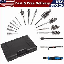 Diesel Injector Seat Bore Cleaning Brush Kit 8090s Premium Stainless Steel