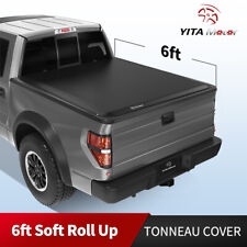 6 Ft Truck Bed Tonneau Cover Soft Roll Up For 2005-2015 Toyota Tacoma W Lamp