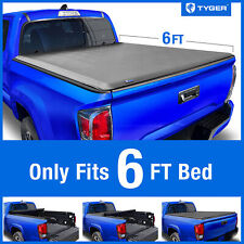 Tyger T1 Soft Roll-up Tonneau Cover For 2005-2015 Toyota Tacoma 6 Bed