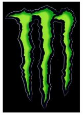 Brand New Monster Energy Drink Stickers Logo Decal M Claw 3x4 Brand New