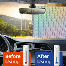 Retractable Front Car Windshield Sun Shade Visor Suv Window Folding Block Cover
