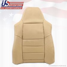 2008 - 2010 Ford F-250 Driver Top Lean Back Leather Seat Cover Stone Gray 4s 8s
