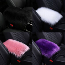 Car Winter Warm Fur Plush Armrest Box Cover Mat Soft Furry Pad Cushion Accessory