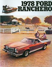 1978 Ford Ranchero Sales Brochure