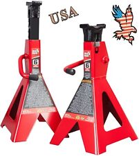 Big Red Torin Steel Jack Stands 6 Ton 12000 Lb Capacity Red 1 Pair