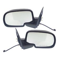 Power Side View Mirrors Left Right Pair Set For 99-02 Silverado Sierra Truck