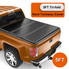 For 2005-2015 Toyota Tacoma 5 Ft Bed Hard Top Folding Tri-fold Tonneau Cover L