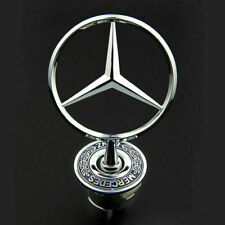 For Mercedes-benz Front Hood Ornament Mounted Star Logo Badge Emblem C E S Serie
