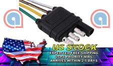 4-way Flat 4 Pin 1 Feet12 In Trailer Light Wiring Harness Plug Wire Connector