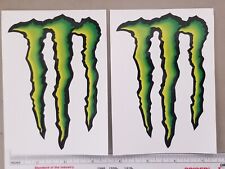 2 Monster Energy Stickers Motocross Mx Sx Ahrma Supercross Gncc Pit Bike Ahrma
