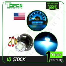 20 Instrument Ac Climate Control Light Bulbs T4t4.2 Neo Wedge Ice Blue Led