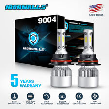 9004 Hb1 2000w 300000lm Led Headlight Hi-lo Beam Bulbs Replace Xenon Hid 6000k
