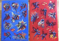 Superman Stickers 2 Sheets Free Shipping Sale