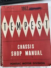 1962 Pontiac Tempest Shop Service Repair Manual Engine Drivetrain Electrical Oem