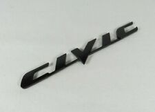 Honda Civic Emblem 06-11 Rear Trunk Black Badge Back Name Symbol Logo