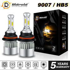 9007 Hb5 Led Headlight Conversion Kit 1900w 285000lm Hi-low Beam Bulbs 6000k
