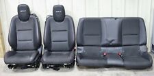 2012-2015 Camaro Zl1 Black Leather W Suede Front Rear Seats Used Oem Gm 1