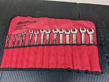 Ao769 New Snap On Oexsm714k 14pc Metric Flank Drive Short Wrench Set 6 To 19mm
