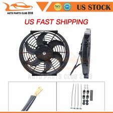 10 Inch Brand Universal Radiator Ac Condenser Electric Plastic Cooling Fan 2x