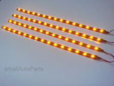 4x 12 Super Yellow Amber 1210 Smd Flexible Led 12v Light Strips For Cartruck