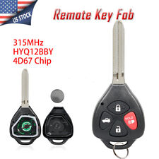 Car 4b Remote Key Fob For Toyota Camry 2007-2011 Hyq12bby 89070-06232 4d67 Chip