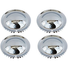 14 Full Steel Chrome Baby Moon Hub Cap Hubcaps Wheel Trim Covers - Set Of 4