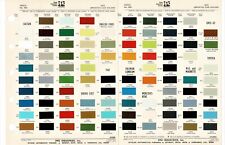 1972 Imported Car Paint Chips Datsun Fiat Mg Opel-gt Toyota Triumph Volvo Ppg